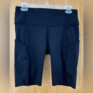 Lululemon Fast and Free High-Rise Short black size 10